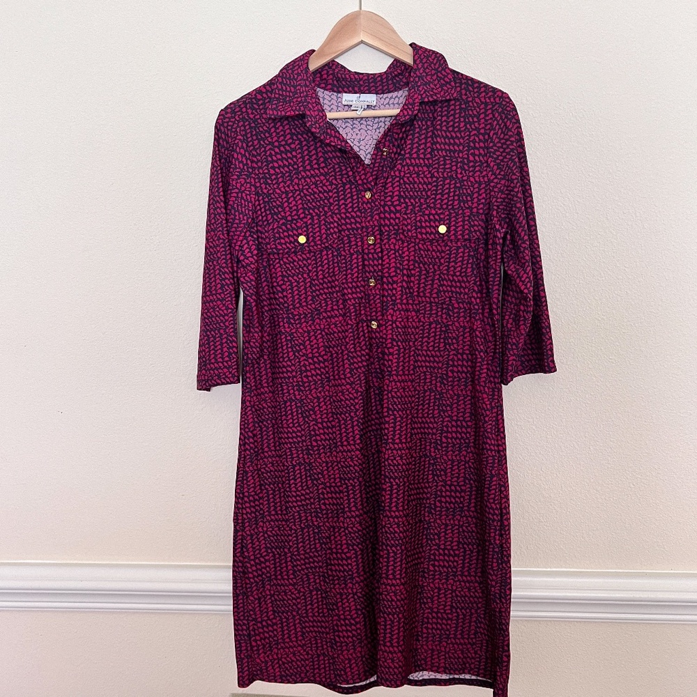 Jude Connally Collard Dress Size Medium